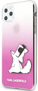 Karl Lagerfeld Choupette Fun Sunglasses Etui iPhone 11 Pro Max Różowy (KLHCN65CFNRCPI) - Etui i futerały do telefonów - miniaturka - grafika 2