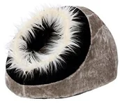 Legowiska dla psów - Karlie karlie Flamingo 65564 do leżenia jamy Mandy, 40 x 40 x 28 cm, czarny/szary - miniaturka - grafika 1