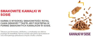 Royal Canin Sensory Taste karma mokra kawałki w sosie 12x85g 303420 - Mokra karma dla kotów - miniaturka - grafika 9
