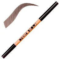 Akcesoria i kosmetyki do stylizacji brwi - Neve Cosmetics Neve Cosmetics, Manga Brows, kredka podwójna ze szczoteczką do stylizacji brwi 1 brąz/ciemny brąz, 1 szt. - miniaturka - grafika 1
