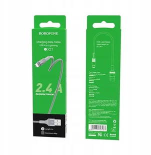 Borofone BX21 Outstanding kabel Usb do iPhone 2,4A - Kable USB - miniaturka - grafika 4