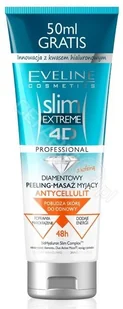 Eveline Slim Extreme 4D - Diamentowy peeling - masaż myjący 250ml - Peelingi do ciała - miniaturka - grafika 4