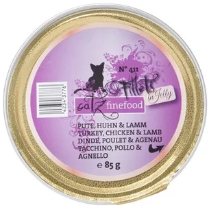 Catz Finefood Filety N.411 Indyk/Kurczak/Jagnięcina tacka 85g MS_15343 - Mokra karma dla kotów - miniaturka - grafika 2