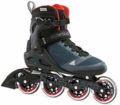 Rolki - Rollerblade Macroblade 90 2021 Niebiesko-pomarańczowy 44 1/2 - miniaturka - grafika 1