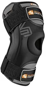 Akcesoria turystyczne - Shock Doctor ochraniacz na kolano, dla dorosłych, z elastycznymi stabilizatorami, czarny, M 10059 - miniaturka - grafika 1