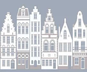 Okleiny - d-c-fix Folia statyczna DOMKI szer. 45 cm - miniaturka - grafika 1