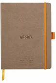 Notesy i bloczki - Rhodia 117784C notatnik na spotkania (DIN A5+, 160 x 210 mm, 80 arkuszy, 90 g, elegancki i praktyczny), 1 sztuka szarego szarego 117784C - miniaturka - grafika 1