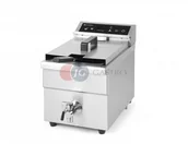 Inne urządzenia gastronomiczne - Hendi Frytownica elektryczna indukcyjna pojedyncza 8 l z kranem Kitchen Line 215012 215012 - miniaturka - grafika 1