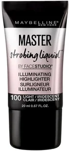Maybelline Master Strobing Liquid rozświetlacz w płynie 100 Light 25ml - Pudry do twarzy - miniaturka - grafika 6