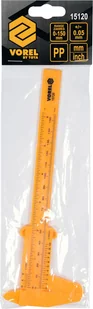 VOREL SUWMIARKA 150 MM PLASTIKOWA 15120 15120 - Suwmiarki i mikrometry - miniaturka - grafika 3