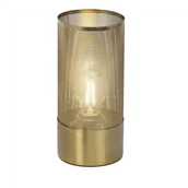 Lampy stojące - Brilliant Oświetlenie Gracian Lampa stołowa Mosiądz, 1-punktowy 98940/18 - miniaturka - grafika 1