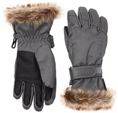 Rękawice narciarskie - Ziener damski LIM Girls Glove Junior rękawice narciarskie, szary 801938 - miniaturka - grafika 1