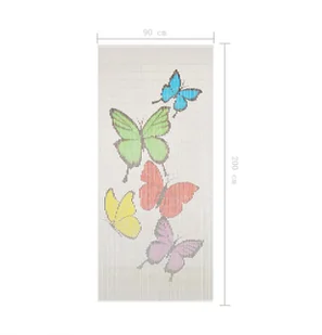 vidaXL Zasłona na drzwi, bambus, 90 x 200 cm vidaXL - Akcesoria do okien - miniaturka - grafika 7