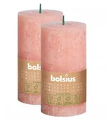 Świece - Bolsius Świeca rustykalna Divine Earth 54H 13CM 2szt ZIEMIA BOLSIUS2535 - miniaturka - grafika 1