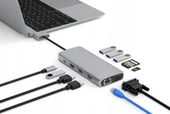 Adaptery i przejściówki - eSTUFF 4K Hdmi SD/microSD Usb-c Hub do MacBook Pro - miniaturka - grafika 1