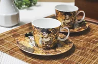 Filiżanki - HANIPOL HANIPOL Filiżanka ze spodkiem 100 ml Gustav Klimt Adela komplet 2 sztuk 5907580045139 - miniaturka - grafika 1