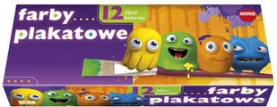 Mona Farba plakatowa EKO 20 ml 12 intensywnych kolorów - Farby i media malarskie - miniaturka - grafika 3