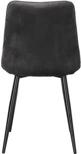 Intesi Krzesło Plaid szare/ czarne nogi - Krzesła - miniaturka - grafika 7