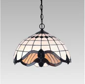 Lampy sufitowe - Prezent 146 - Żyrandol na łańcuchu TIFFANY 2xE27/60W/230V - miniaturka - grafika 1