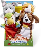 Pacynki - Melissa&Doug Pacynki na rękę Zwierzęta domowe - 4 szt. 19084 - miniaturka - grafika 1