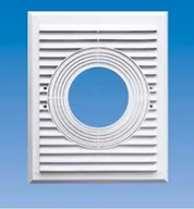 Akcesoria i części do okapów - Maxpol Kratka do pochłaniacza uniwersalna 215x265mm biała 136 KRA 136 - miniaturka - grafika 1