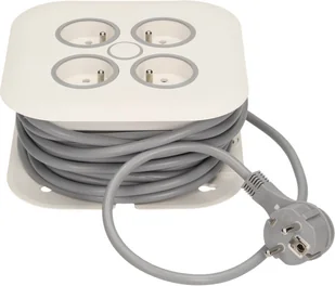 Orno Przedłużacz zwijany z płaską wtyczką 4x250V AC przewód 7m OR-AE-1375 - Przedłużacze i rozgałęźniki - miniaturka - grafika 8