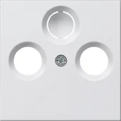 Wyłączniki światła i elektryczne - Gira okładka złącze koncentryczne ST55 czysta biel, 086927 086927 - miniaturka - grafika 1
