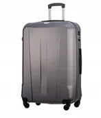 Walizki - Puccini Walizka Duża Szara Antracyt ABS03A 8 - miniaturka - grafika 1