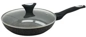 Patelnie - Klausberg Patelnia Granitowa Klausberg KB-7192 30 cm z pokrywką KB-7192 - miniaturka - grafika 1
