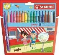 Stabilo Flamastry Power 18 kolorów - Flamastry - miniaturka - grafika 3