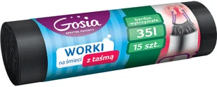 Gosia Politan Worki na śmieci z taśmą LDPE 35 l, 15 szt. - Worki na śmieci - miniaturka - grafika 2