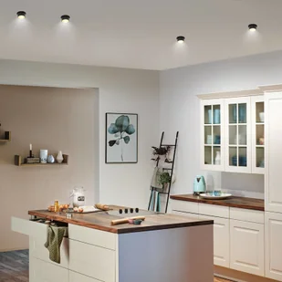 Paulmann Gil wpuszczana LED czarna złota 3 szt. - Oprawy, klosze i abażury - miniaturka - grafika 3