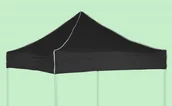 Pawilony ogrodowe - Expodom Plandeka dachowa 2x2m, Czarny - miniaturka - grafika 1