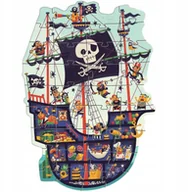 Puzzle - Djeco Puzzle Gigant - Statek Piracki 4l+ 36el. - miniaturka - grafika 1
