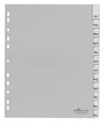 Przekładki do segregatorów - DURABLE Przekładki do segregatora A4 12 stron szare 6446-10 - miniaturka - grafika 1