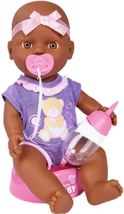 Simba New Born Baby czarnoskóry bobas - Lalki dla dziewczynek - miniaturka - grafika 2