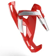 Koszyki rowerowe - ELITE Koszyk na bidon Custom Race Plus czerwono-biały - miniaturka - grafika 1