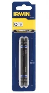 IRWIN KOŃCÓWKA UDAROWA DWUSTRONNA T20 100MM 2SZT. - Akcesoria do elektronarzędzi - miniaturka - grafika 3