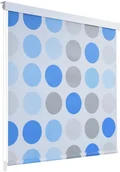 Rolety - vidaXL Roleta prysznicowa 80 x 240 cm, wzór w koła - miniaturka - grafika 1