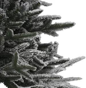 vidaXL Lumarko Sztuczna choinka pokryta śniegiem, zielona, 210 cm, PVC i PE! 328495 - Choinki - miniaturka - grafika 5