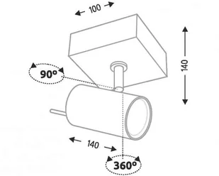 Shilo Reflektor kinkiet Fussa 2215 2215 - Lampy ścienne - miniaturka - grafika 2