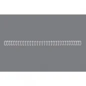 Grzbiety do bindownic - GBC GRZBIETY DRUTOWE 34 ZWOJE 3:1 11mm BIAłE 100szt rg810770 - miniaturka - grafika 1