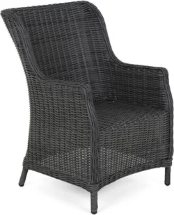 HOME &amp; GARDEN HOME & GARDEN Meble ogrodowe technorattanowe Bristol Round Elegant 150 cm Grey / Grey Melange 6+1 116972 - Meble ogrodowe - miniaturka - grafika 6