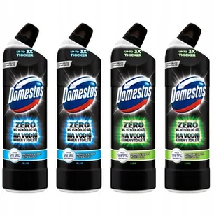 Domestos Zero Płyn do toalet pink ocean 4x750ml - Środki do kuchni i łazienki - miniaturka - grafika 4