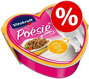 Vitakraft Poesie 15 x 85 g Czarniak z makaronem i pomidorami w sosie - Mokra karma dla kotów Vitakraft Poesie 15 x 85 g Czarniak z makaronem i pomidorami w sosie - Mokra karma dla kotów - miniaturka - grafika 1