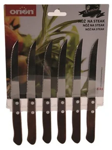 Noże / sztućce do steków pizzy grillowe 6 szt 831102 - Noże kuchenne - miniaturka - grafika 3