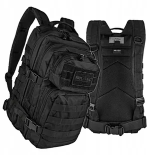 Mil-Tec Plecak wojskowy 2-komorowy Assault Small 20 Black roz uniw 14002002) 14002002 - Plecaki - miniaturka - grafika 7