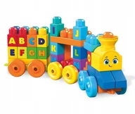 Klocki - Mega Bloks Pociąg z literkami Klocki FWK22 - miniaturka - grafika 1