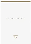 Notesy i bloczki - Clairefontaine 104636C Flying Spirit, klejony, 14,8 x 21 cm, 70 arkuszy, 1 sztuka, biały z sortowanymi wzorami 104636C - miniaturka - grafika 1