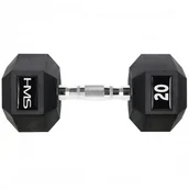 Hantle i ciężarki - HMS HEX PRO 20 KG HANTLA HMS ST 30-8-127 - miniaturka - grafika 1